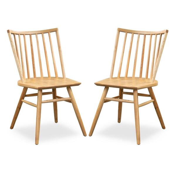 Poly and Bark Talia Dining Chair in Natural (Set of 2)