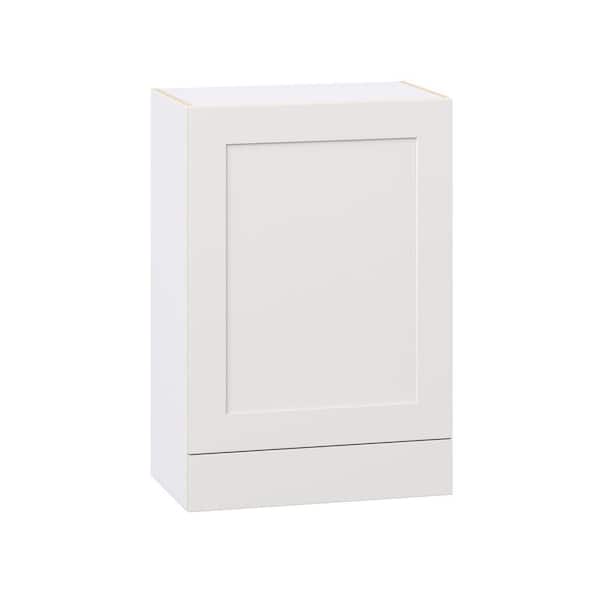 Roseland 24 in. W x 14 in. D x 35 in. H Assembled Shaker Wall Kitchen Cabinet in Warm White with Drawer