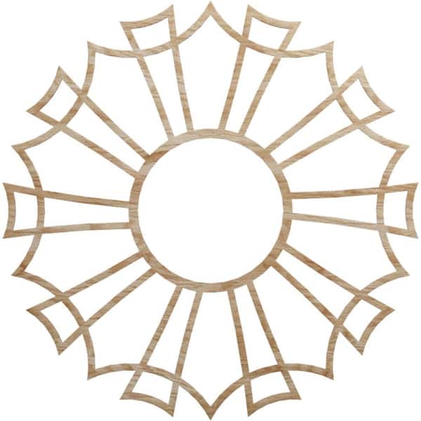 Ekena Millwork 0.25 in. x 40 in. x 40 in. Wood Medallion Moulding