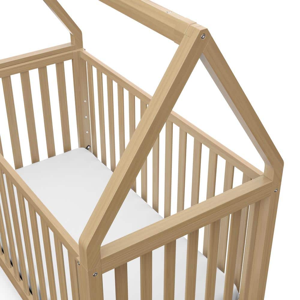 Driftwood 5-in-1 Convertible Crib with Playhouse Design