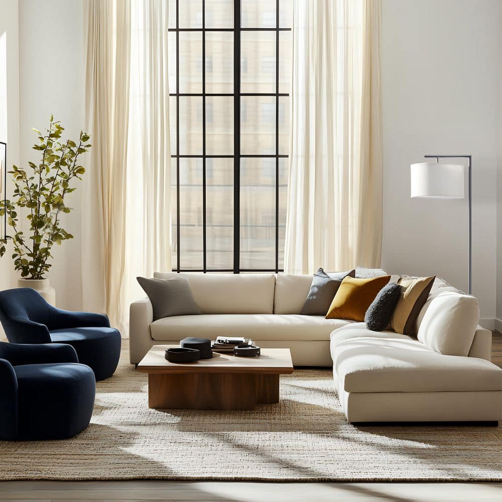 メラブライト Brightech Montage Modern 60 in. Brushed Nickel Modern 1-Light LED