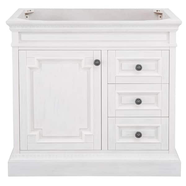 Cailla 60 in. W x 21.50 in. D Bath Vanity Cabinet Only in White Wash Cailla 60 in. W x 21.50 in. D Bath Vanity Cabinet Only in White Wash