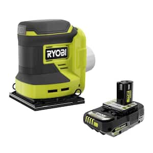 ONE+ 18V Cordless 1/4 Sheet Sander with 2.0 Ah HIGH PERFORMANCE Battery