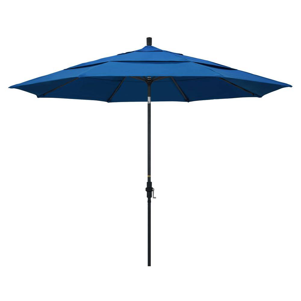 California Umbrella 11 ft. Aluminum Collar Tilt Double Vented Patio ...