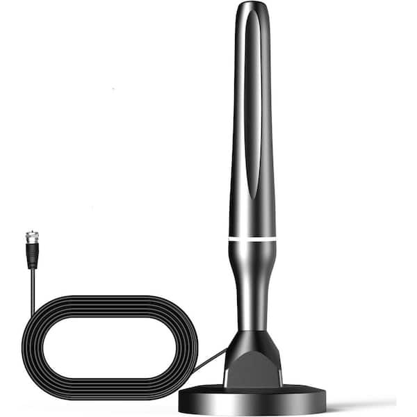 EKIEUDL Indoor Long Range TV Antenna with Magnetic Base for Easy Installation, Supports 4K 1080p VHF/UHF/DAB Radio, All TVs