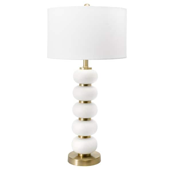 Nuloom Hazel 29 In Ivory Contemporary, Mercer41 Table Lamp