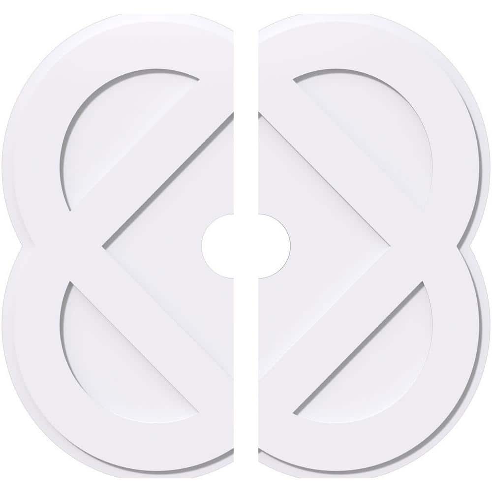 1 in. P X 14-1/4 in. C X 36 in. OD X 5 in. ID Charlotte Architectural Grade PVC Contemporary Ceiling Medallion Two Piece price history on PriceWatchPro