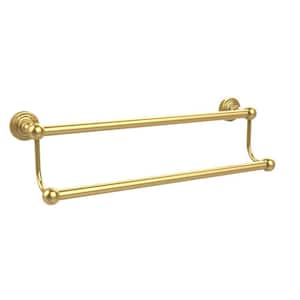 Waverly Place Collection 18 in. Double Towel Bar in Polished Brass