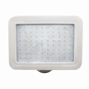 50 Watt Equivalent 4000 Lumens White Dusk to Dawn Integrated LED Outdoor Flood Light, Water & Cold Weather Resistant