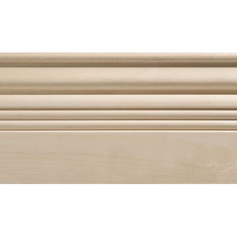 OML21-4FTWHW .5 in. D X 4 in. W X 47.5 in. L Unfinished White Hardwood Baseboard Moulding price history on PriceWatchPro