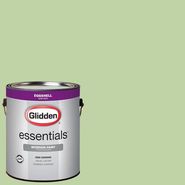Glidden Essentials 1 gal. #HDGG46 Miami Grass Eggshell Interior Paint