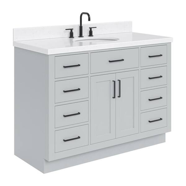 ARIEL Hepburn 48 in. W x 22 in. D x 36 in. H Single Sink