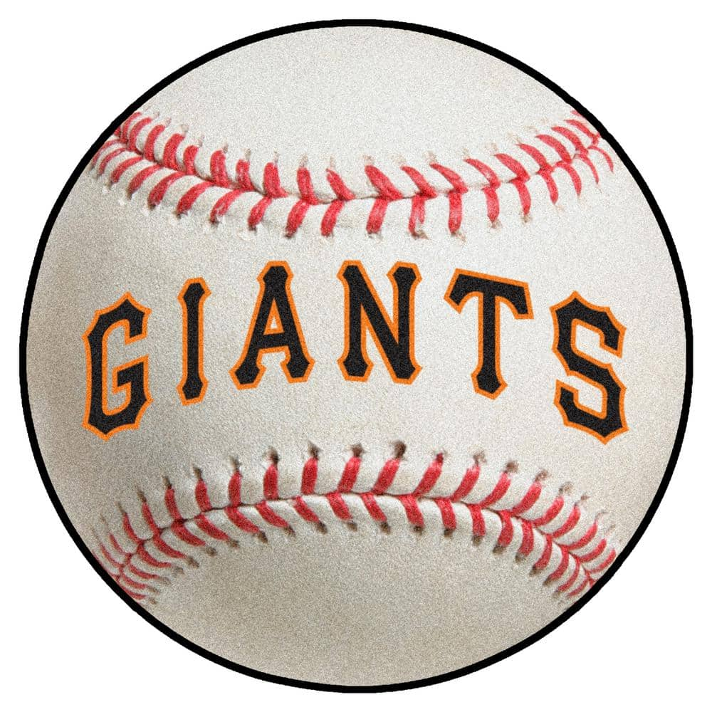 New York Giants Baseball Mat - Retro Collection