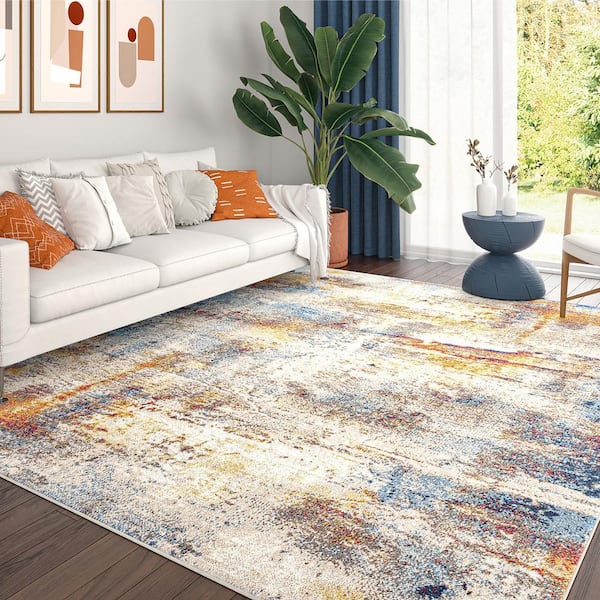 Chelsea Multi 9 ft. x 12 ft. Abstract Indoor Area Rug