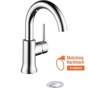 Delta Trinsic Single Hole Single-Handle Bathroom Faucet with High-Arc Spout  in Chrome 559HA-GPM-DST - The Home Depot