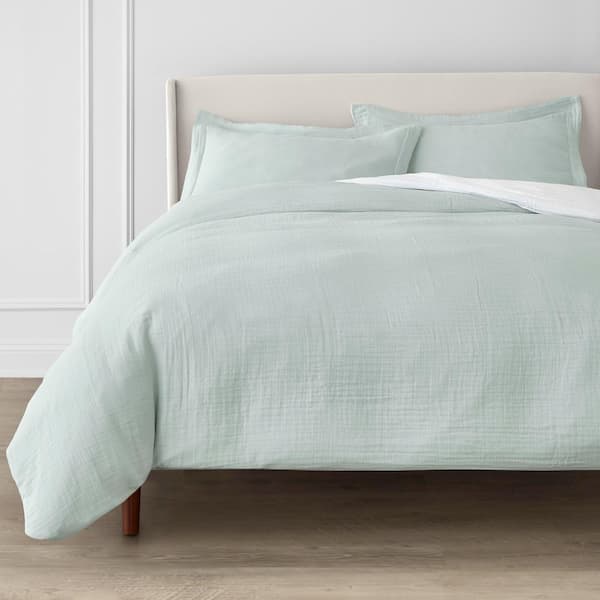 reversible airy gauze duvet cover