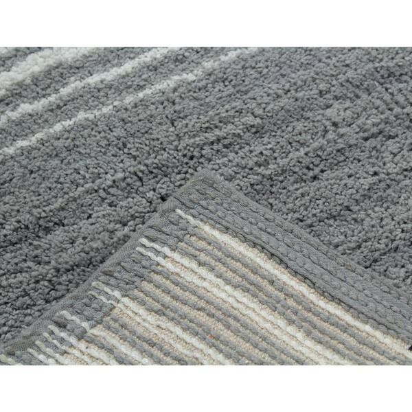 2-Piece Microfiber Ombre Stripe Bath Rug Set - China Microfiber Tufted Rug  and Machine Washable price