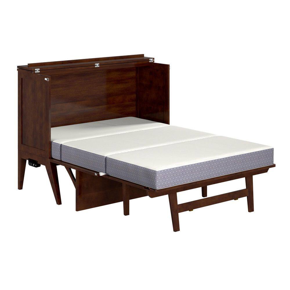 Northampton Gray Murphy Bed Desk with Full Mattress - thumbnail 5