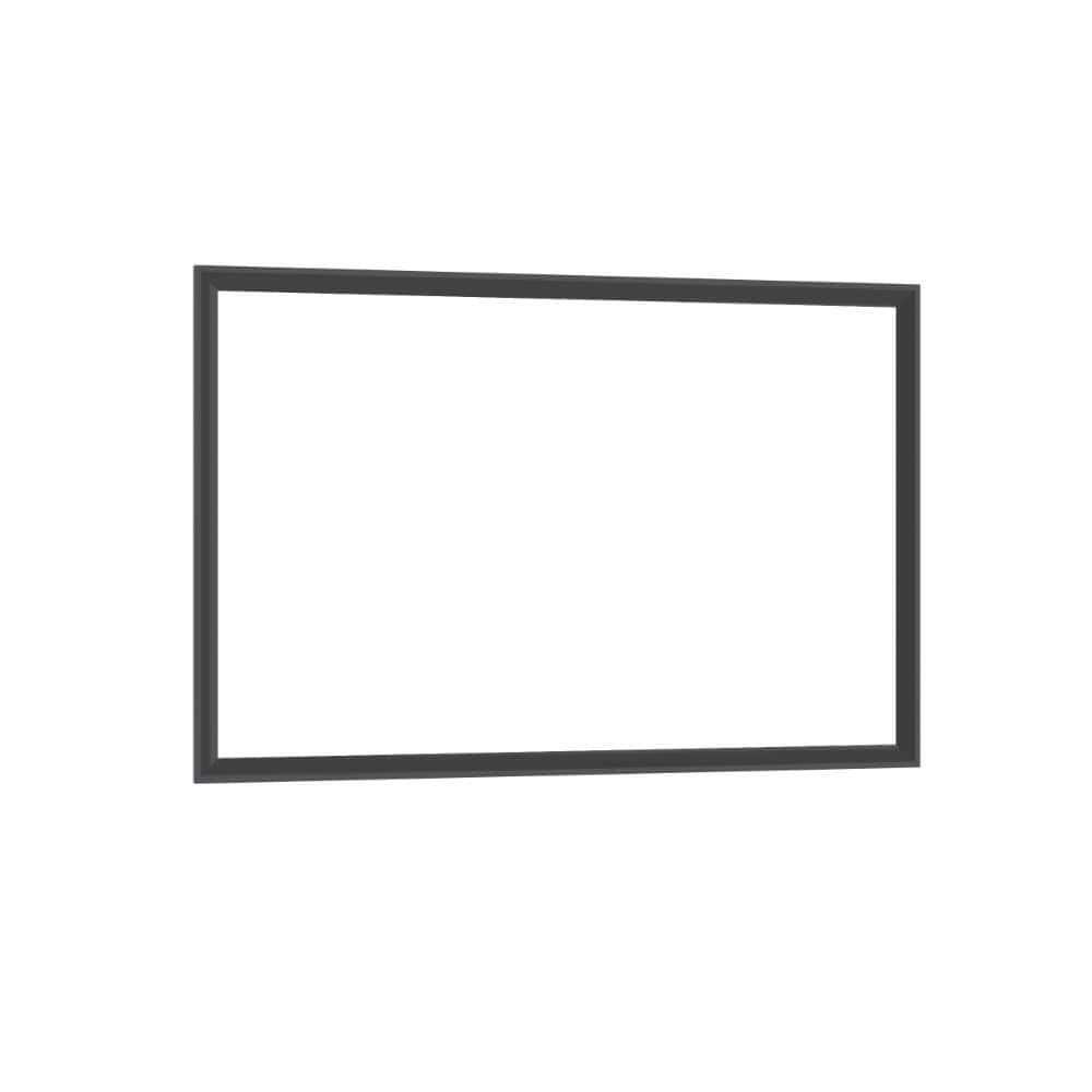 47 in. W x 29 in. H Rectangular Framed Wall Bathroom Vanity Mirror in Black price history on PriceWatchPro