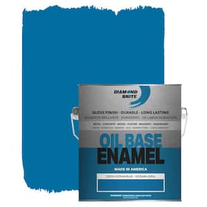1 Gal. Ocean Blue Oil Base Enamel Interior/Exterior Paint