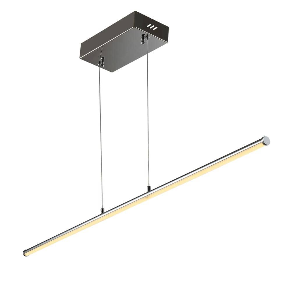 Conley 39.5" Chrome LED Linear Pendant Light
