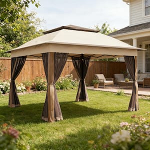 PremDwell 11 ft. x 11 ft. Black Instant Canopy Pop Up Tent S5J06