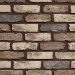 Old Chicago Cafe 7.08 in. x 2.50 in. Thin Brick 7.87 lin. ft. Corners Manufactured Stone Siding