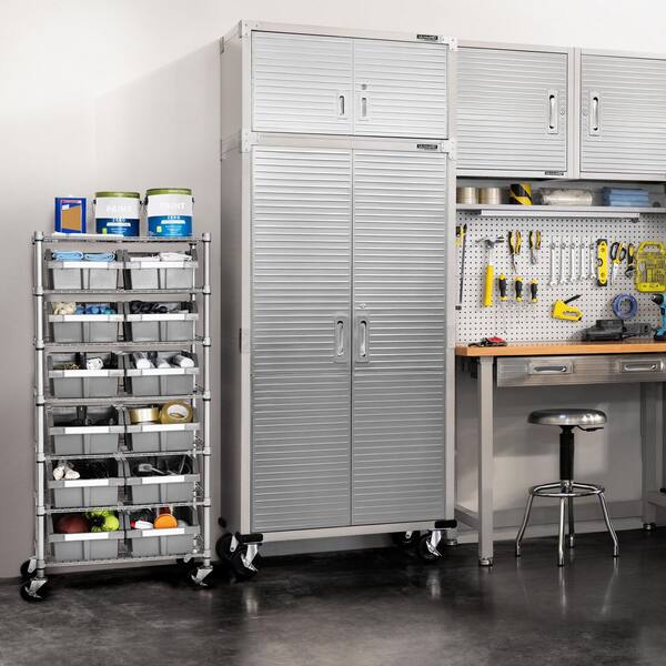 Seville Classics 7-Tier Commercial NSF Certified 12-Bin Rack