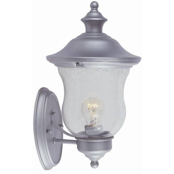 Design House Highland Heritage Silver Outdoor Wall Lantern Sconce