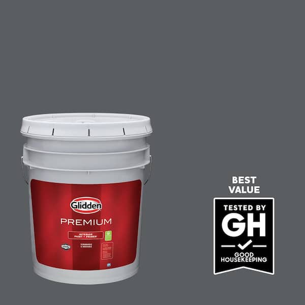 Glidden Premium 5 gal. PPG1011-6 Glazed Granite Flat Interior Latex Paint