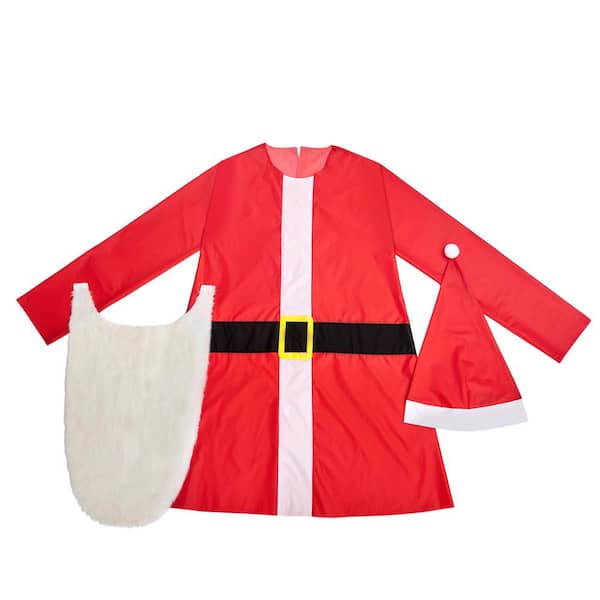 Home Accents Holiday Santa Costume Kit for 12 ft. Skeleton