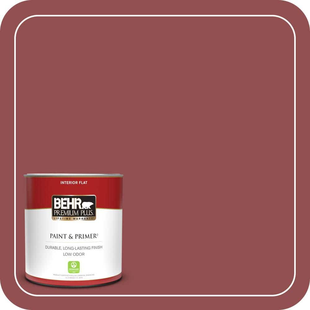 1 qt. #PPU1-08 Pompeian Red Flat Low Odor Interior Paint & Primer price history on PriceWatchPro