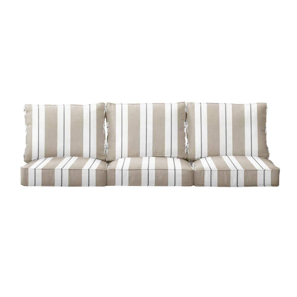 1101Design 27 in. x 29 in. Deep Seating Indoor/Outdoor Couch Cushion Set in Sunbrella Relate