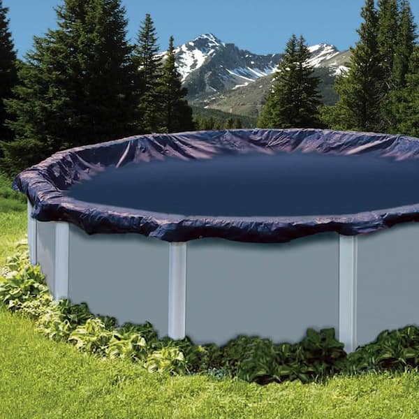 21 Foot Round Above Ground Swimming Pool Leaf Net Top Cover (2 Pack)