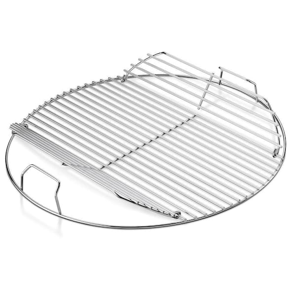 Weber Hinged Replacement Cooking Grate for 18-1/2 in. One-Touch Kettle & Bar-B-Kettle Charcoal Grill