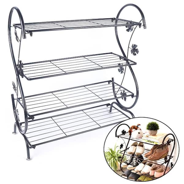 JBN Premium 6-Tiers Shoe Rack/WORDROBE Storage Rack with Dustproof Cover ( Iron Pipes, Non Woven
