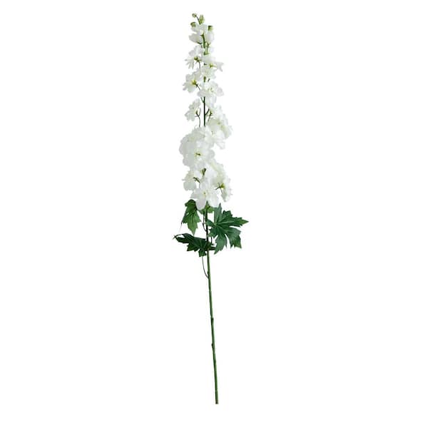Nearly Natural 39in. Artificial Delphinium Flower Stems, (Set of 3)