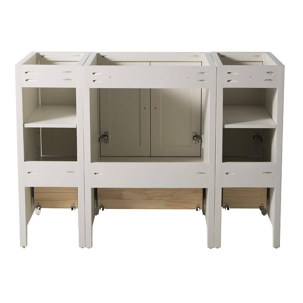 Oxford 48" Antique White Engineered Wood Freestanding Bathroom Vanity Base