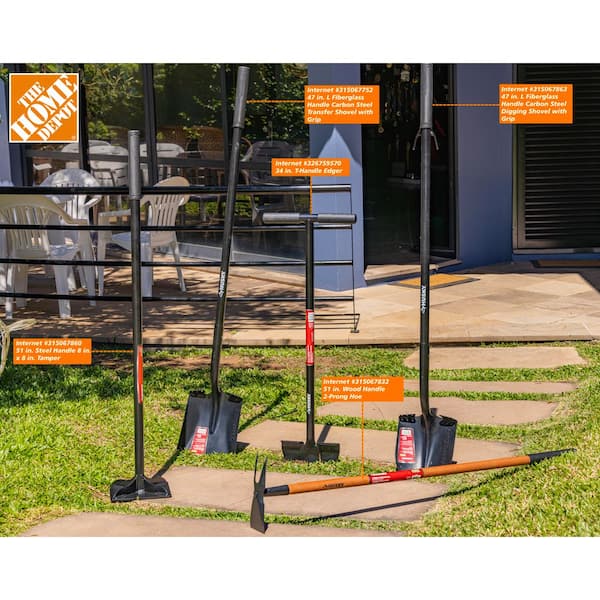 51 in. Steel Handle 8 in. x 8 in. Tamper