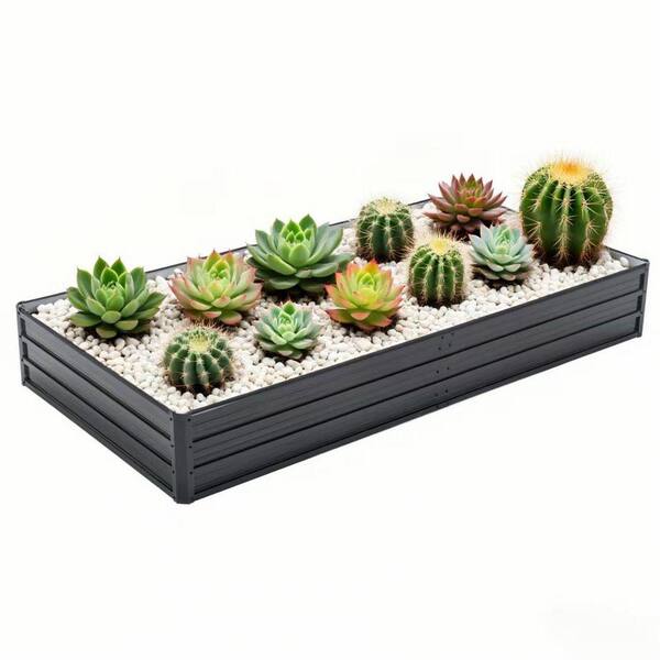ECOCHIC SPACES INC 94.3 in. x 47.2 in. x 13.4 in. Galvanized