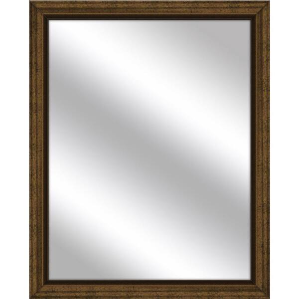 PTM Images Medium Rectangle Dark Gold Art Deco Mirror (32.75 in. H x 26.75 in. W)