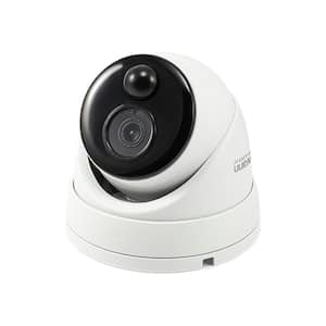 5MP Wired Dome Security Camera with PIR Motion Sensor and 100 ft. of Night Vision