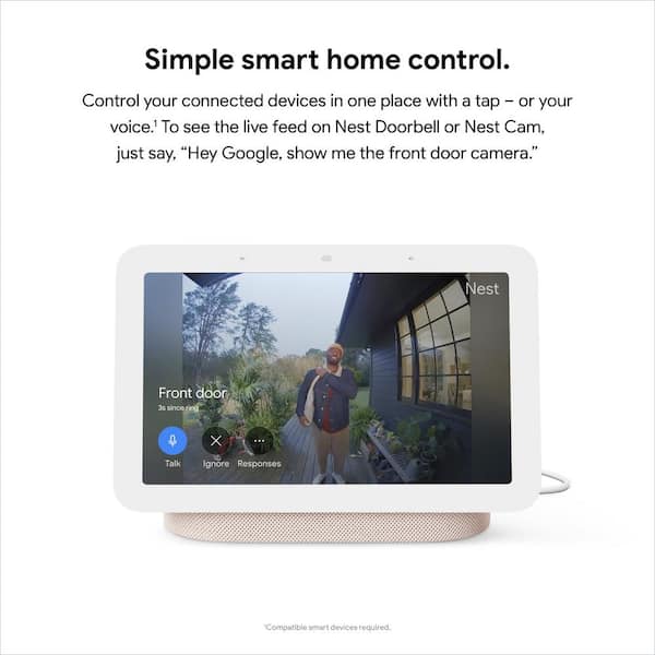 GOOGLE Home Hub with Google Assistant Hands Free Help at Home,Brand New Sealed 