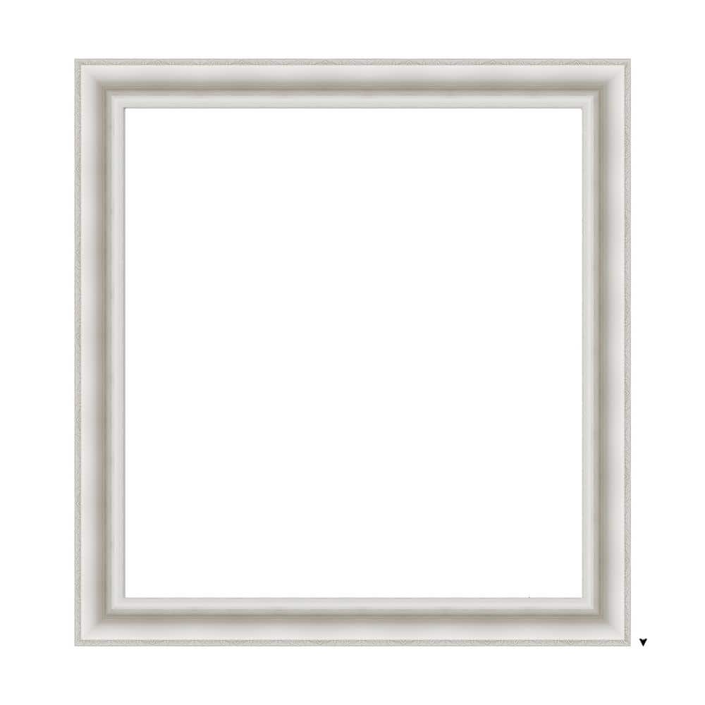 Mirror Makeover Parlor White 35.25 in. W x 37.25 in. H Bathroom Mirror Frame Border Kit-Fits a 34 x 36 Mirror price history on PriceWatchPro
