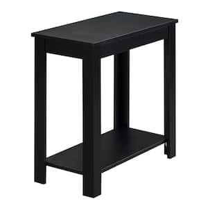 Designs2Go Baja 12 in. Black Rectangle MDF Chairside End Table