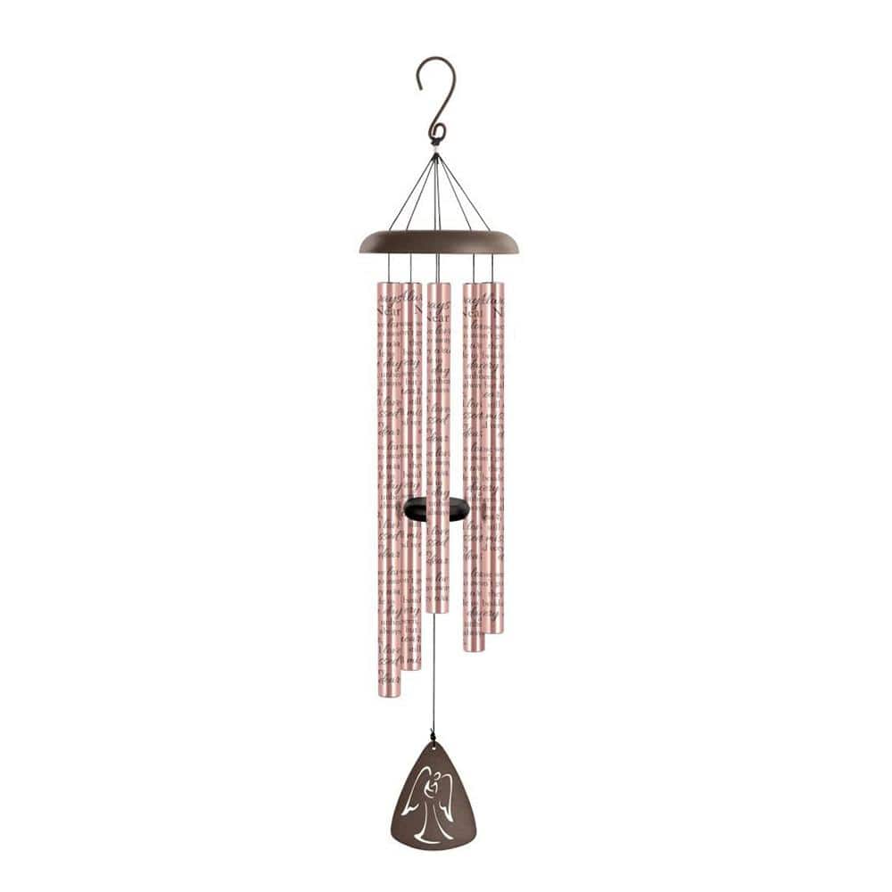 Signature 44 in. Always Near Wind Chime, Rose Gold60671 The