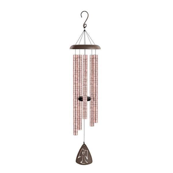 Unbranded Signature 44 in. Sonnet Always Near Wind Chime, Rose Gold