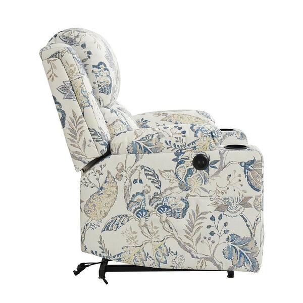 JAYDEN CREATION Lorenz Blue Traditional Dual Motor Lift