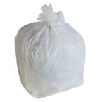 50 Gal. to 60 Gal. 0.7 mil 38 in. W x 58 in. H White Trash Bags (100- Count, 129-Cases Per Pallet)