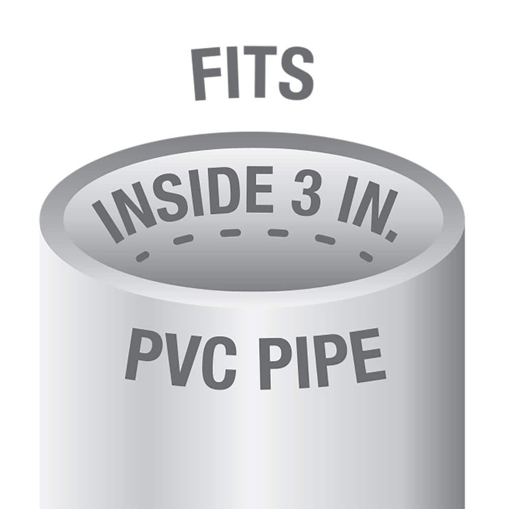 White PVC Twist-N-Set Replacement Flange, 3 Inch